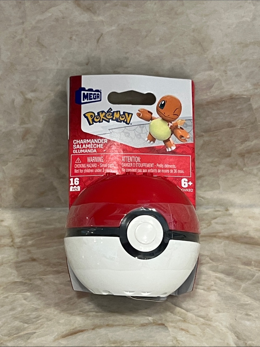❤️3/$25 Pokémon Charmander Mega Blocks Mini 16 pieces New